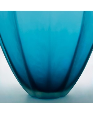 Vase en Verre Bleu - MM