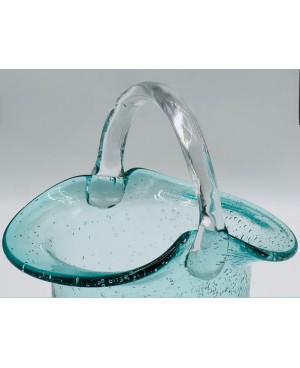 Vase en verre Soufflé Bleu