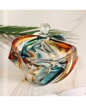  Bonbonnière en Cristal Colorie - GM