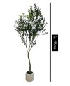 Plante Artificielle Olivier - H 2.4m