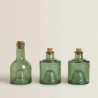 Huilier - Pack de 3 bouteilles en verre couleur verte