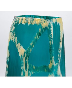 Vase  en Verre Bleu - GM