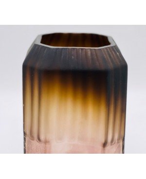 Vase en Verre Marron Mate - MM
