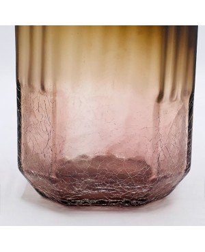 Vase en Verre Marron Mate - MM