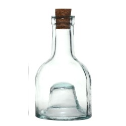 Huilier - Pack de 3 bouteilles en verre couleur Bleutée