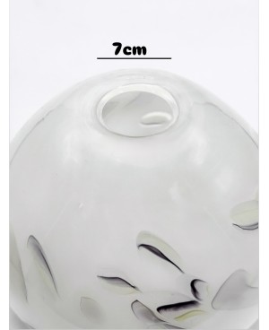 Vase en Verre Soufflé Blanc - PM