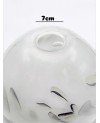 Vase en Verre Soufflé Blanc - PM