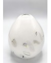 Vase en Verre Soufflé Blanc - MM
