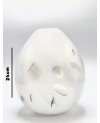 Vase en Verre Soufflé Blanc - MM