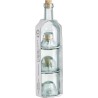 Huilier - Pack de 3 bouteilles en verre couleur Bleutée