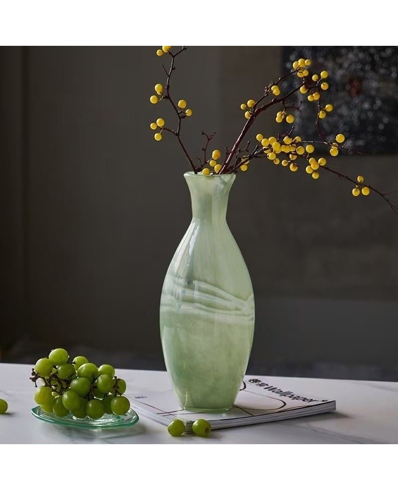 Vase en Verre Soufflé Vert