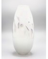 Vase en Verre Soufflé Blanc - GM
