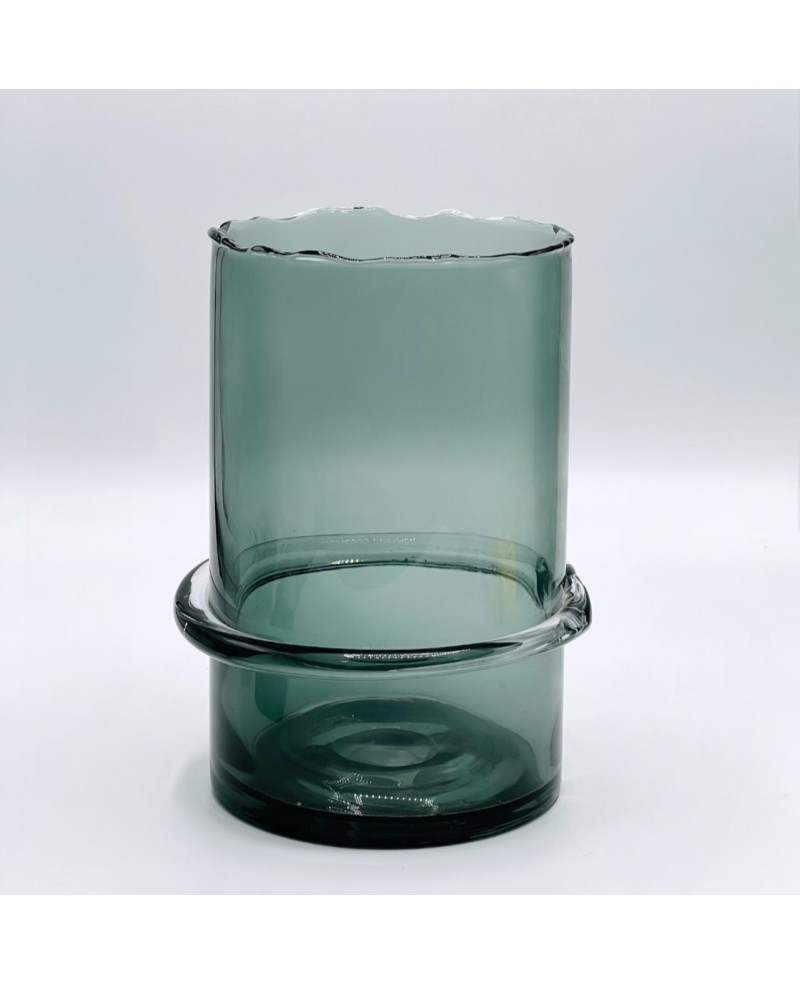 Vase en Verre Gris - MM