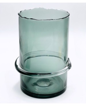 Vase en Verre Gris - MM