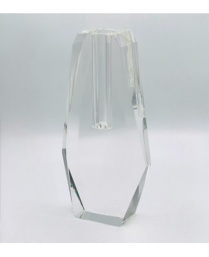  Vase ou Diffuseur en Cristal Transparent