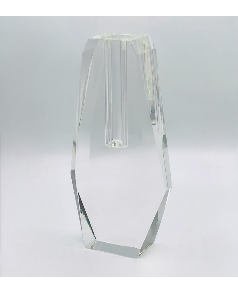 Vase ou Diffuseur en Cristal Transparent