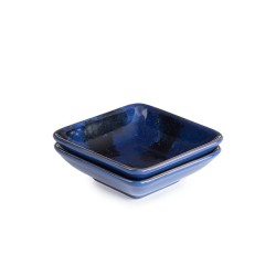  6 Bols carre de 11CM Bleu - PARMLE