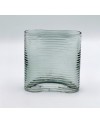 Vase en Verre Bleu Transparent - GM