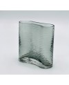 Vase en Verre Bleu Transparent - GM
