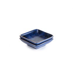  6 Bols carre de 9CM Bleu - PARMLE