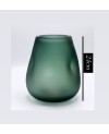 Vase en Verre Gris -
