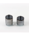 2 Bonbonnières en Cristal Gris