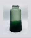 Vase en Verre Vert Mate - MM