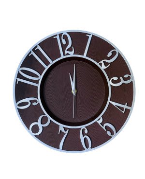 Horloge Murale Décorative - Marron