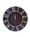 Horloge Murale Décorative - Marron