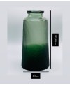 Vase en Verre Vert Mate - MM