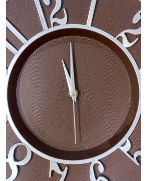 Horloge Murale Décorative - Marron