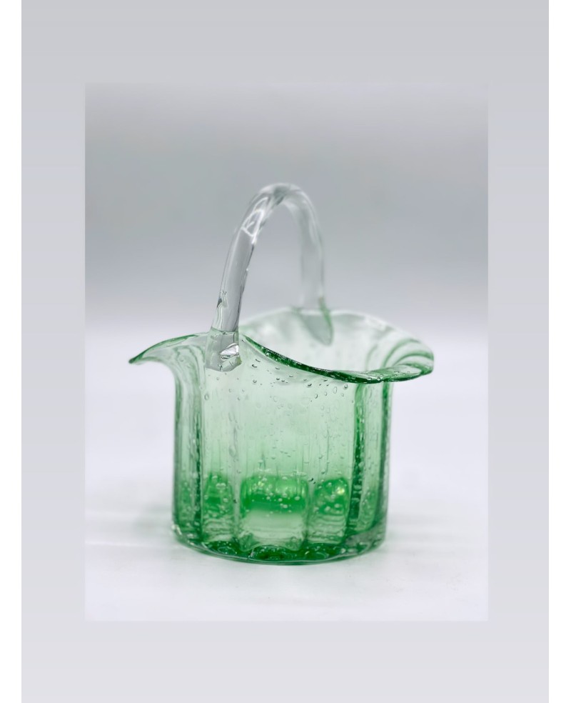 Vase en Verre Vert