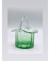 Vase en Verre Vert