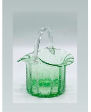 Vase en Verre Vert