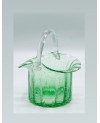 Vase en Verre Vert