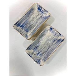  Set de 6 Assiettes Bleu Maroc - Service Vaisselle Prix