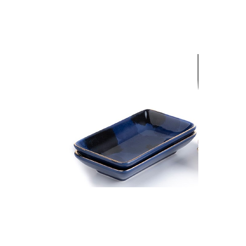 Set de 6 Assiettes Bleu 14cm - Art de Table Maroc Prix