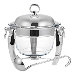  Soupière Ronde 4L inox