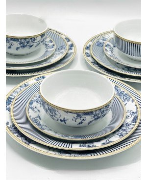 Service de Table 24pcs - Blue Cottage