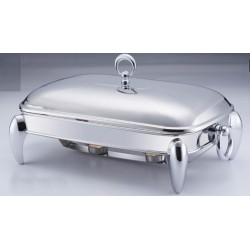 Chauffe plat avec flamme en inox  3L