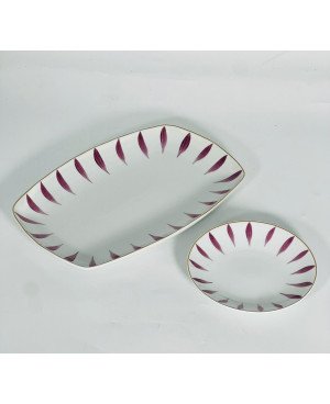 Set de gâteau 7pcs - Pétale Mauve