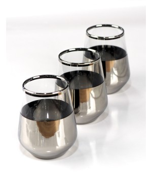 Set 6 verre a eau 425 cc Silver