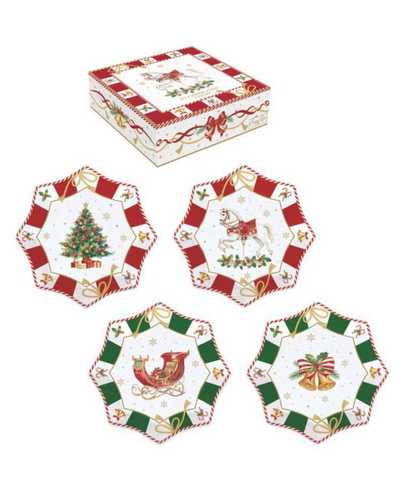 Set de 4 Assiettes à Dessert - ETOILE