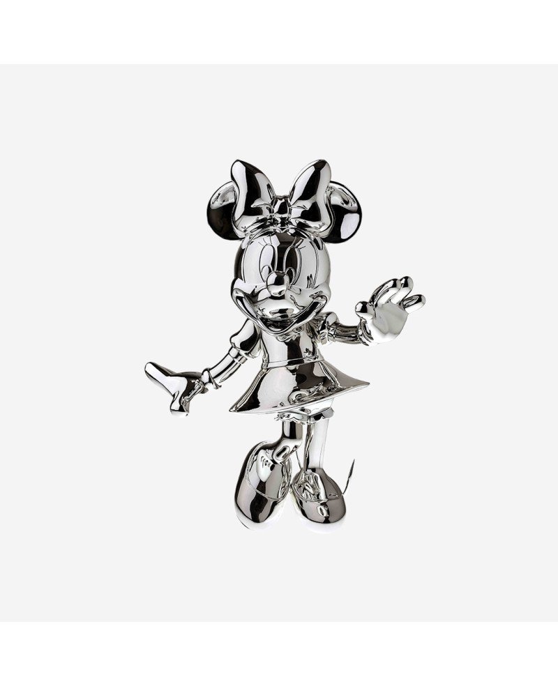 Statut Minnie Mouse Argenté - 30cm