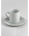Coffret de 6 Tasses à Café Blanche