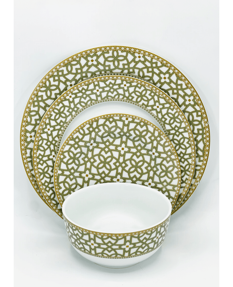 Service de Table 24pcs - ROYAL GREEN