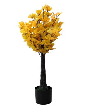  Arbre Artificiel Jaune - H 80cm