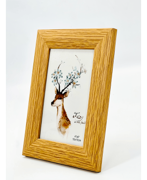  Cadre Photo Effet Bois - 10x15cm