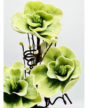 Plante Artificielle Tulipe 46cm - Verte