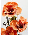Plante Artificielle Tulipe 46cm - Orange